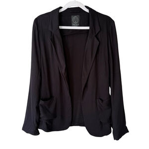 Talula Aritzia Women's Elegant Black Suit Jacket Size 4 Lightweight Minimalist